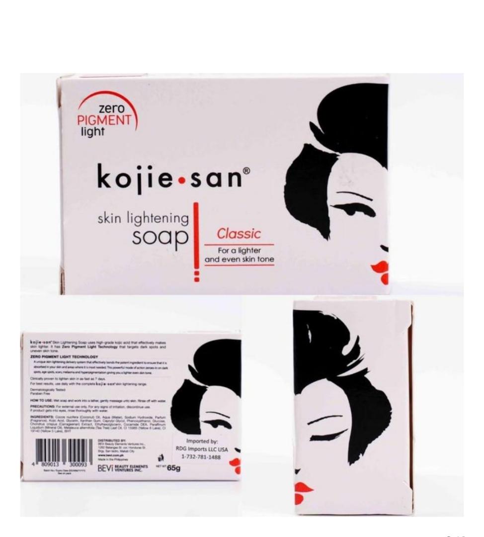 Kojie San ORIGINAL Skin Lightening Soap -Classic Kojic Acid Soap for Dark Spots, Hyperpigmentation, Whitening & Scars - Beauty Bar with Coconut & Tea Tree Oil for Fair skin