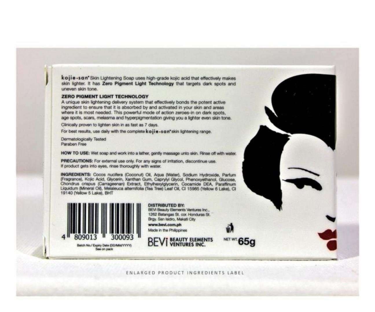 Kojie San ORIGINAL Skin Lightening Soap -Classic Kojic Acid Soap for Dark Spots, Hyperpigmentation, Whitening & Scars - Beauty Bar with Coconut & Tea Tree Oil for Fair skin