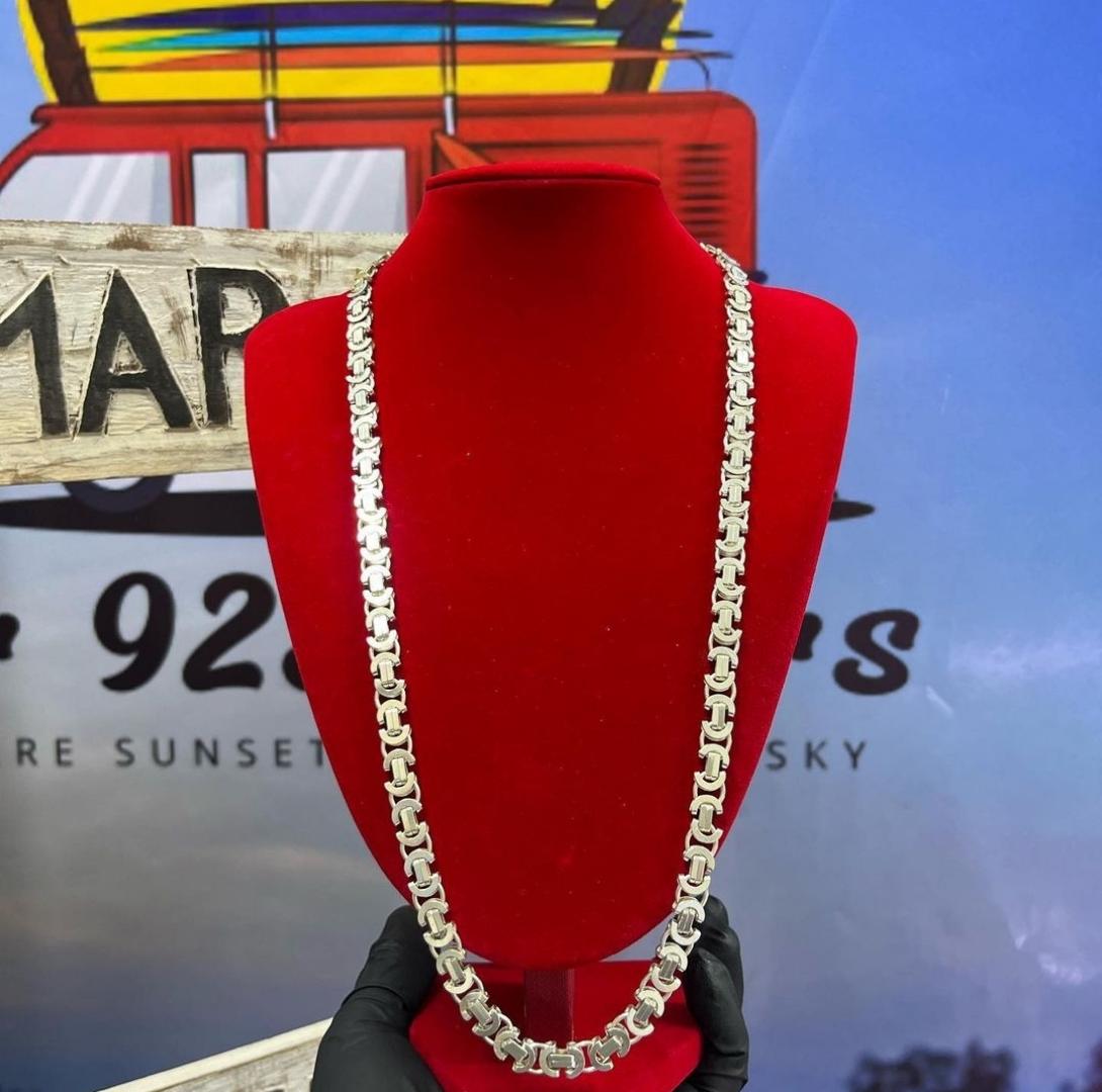 Cash money silver chain