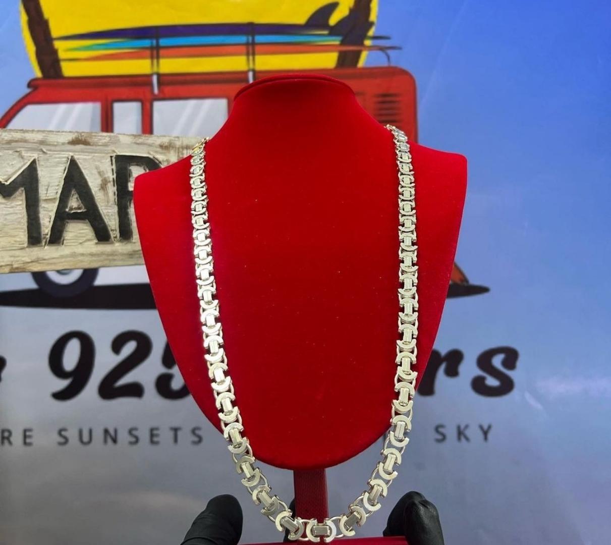 Cash money silver chain