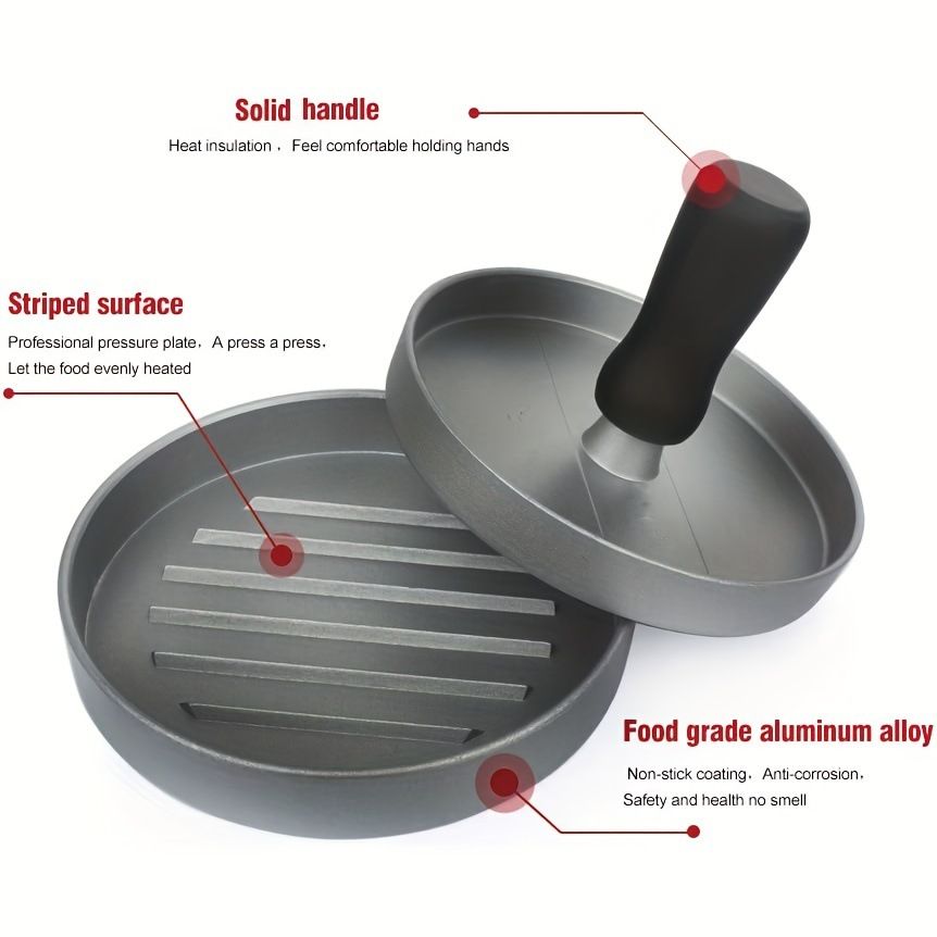 Metallic Burger press