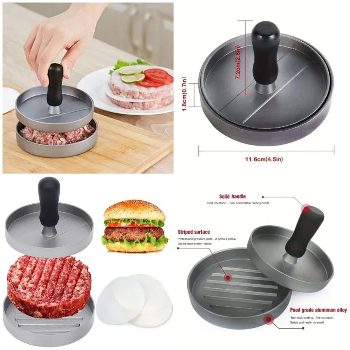 Metallic Burger press