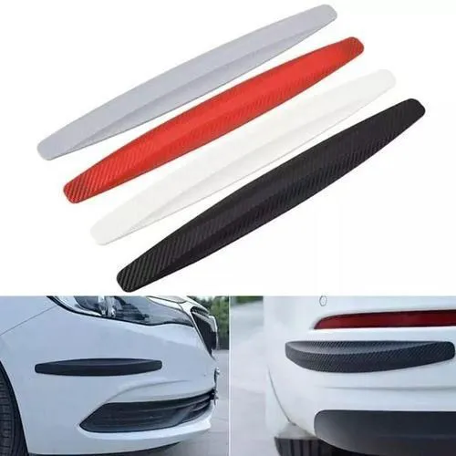 2PC Car Bumper Protection Strip Anti-Scratch 40cm,High-quality materials, durable, waterproof, and non-fading, with double-sided tape, sticking to the car body is more stable and easier to install.