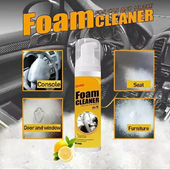 Foam cleaner 100mls multipurpose,Multi-purpose foam cleaner: Multi-purpose foam cleaner can effectively remove grease, dirt, stubborn stains, nourish the surface and keep it clean and fresh.