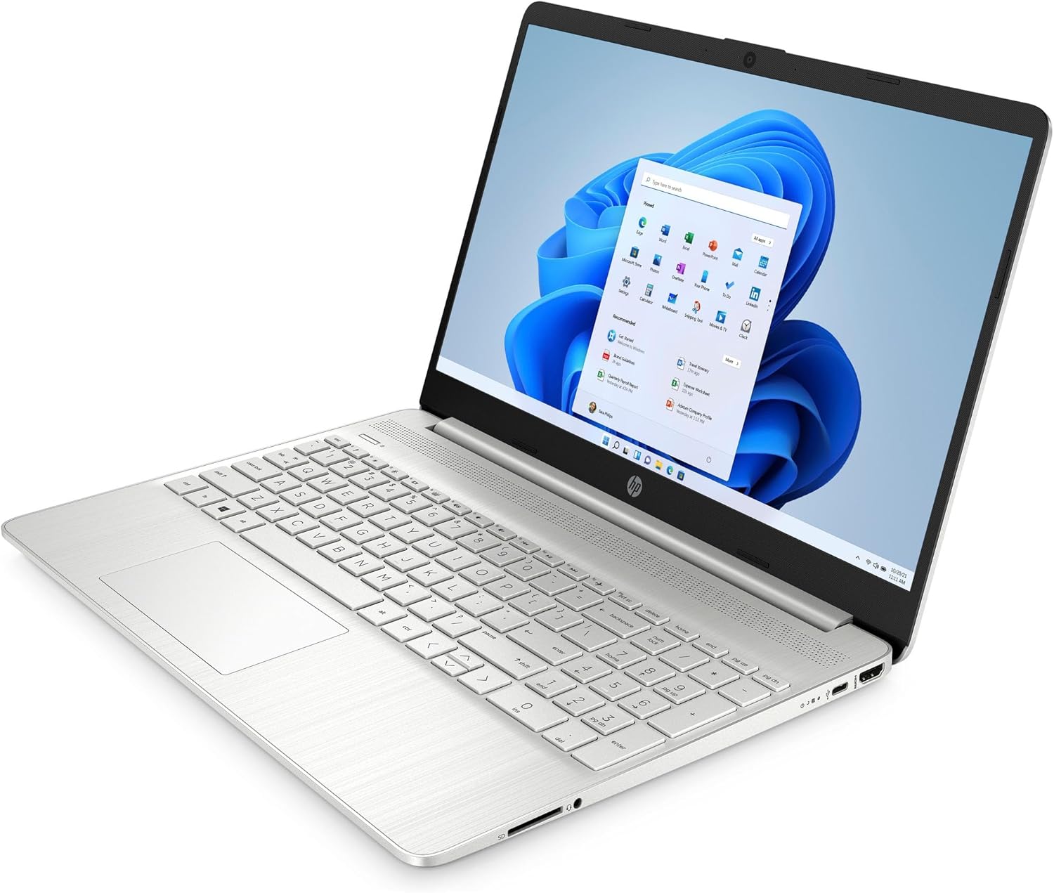 BRAND NEW 15s Laptop PC Intel Core i5 1235U 12th Generation CPU  8GB DDR4 RAM  256GB SSD  Intel Iris Xe  15.6 Inch Full HD Windows 11 Home Natural Silver
