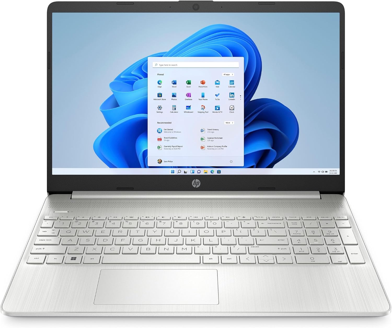 BRAND NEW 15s Laptop PC Intel Core i5 1235U 12th Generation CPU  8GB DDR4 RAM  256GB SSD  Intel Iris Xe  15.6 Inch Full HD Windows 11 Home Natural Silver