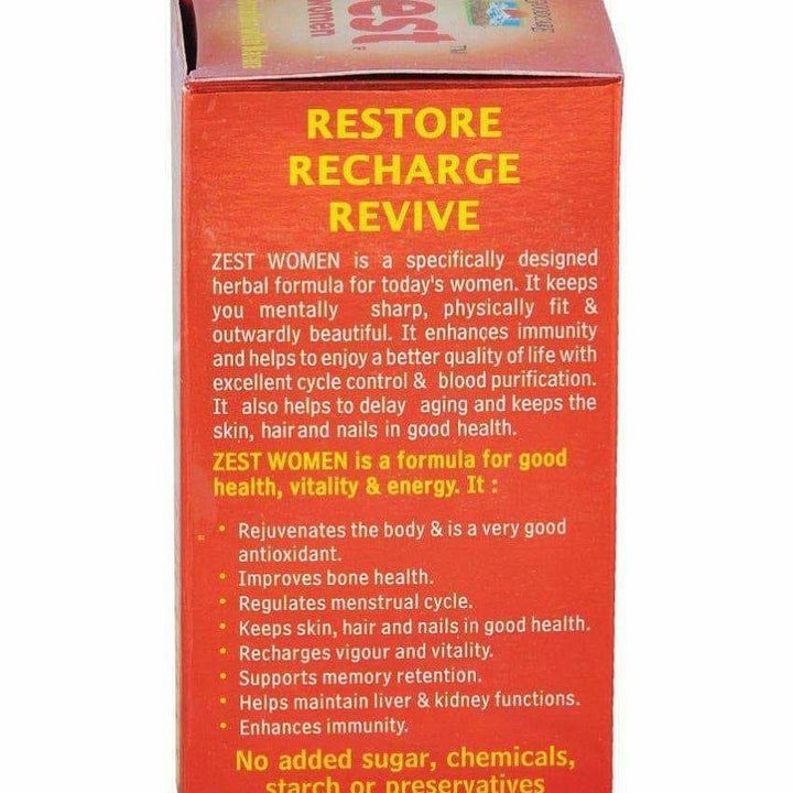 Zest Women For Good Health, Vitality and Energy.