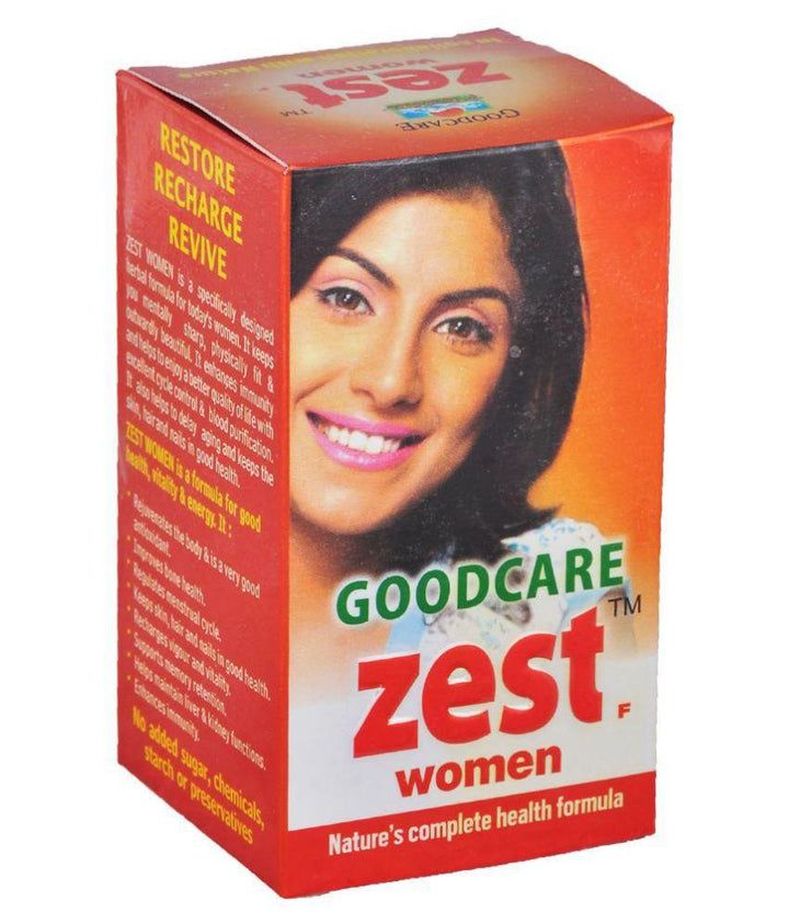 Zest Women For Good Health, Vitality and Energy.