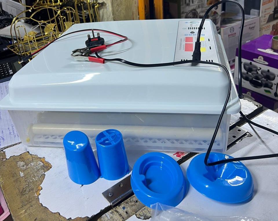 Egg Incubator 64 Eggs Fully Digital Automatic Hatcher Fits Hatching Chicken Farm