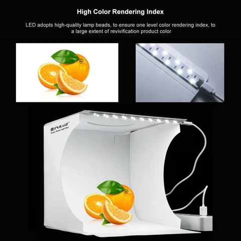 Foldable Mini Light Box for Photography- 20cm with 6 color background