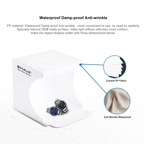 Foldable Mini Light Box for Photography- 20cm with 6 color background