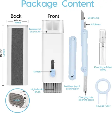 Keyboard and Earphone Cleaning Kit7-in-1