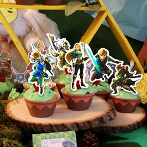 Zelda Birthday Party Supplies,112pcs Zelda Party Decorations & Tableware Set- Zelda Birthday Decorations Balloons Banner Backdrop & Zelda Plates Cups Table Cover etc  Legend Of Zelda Party Supplies