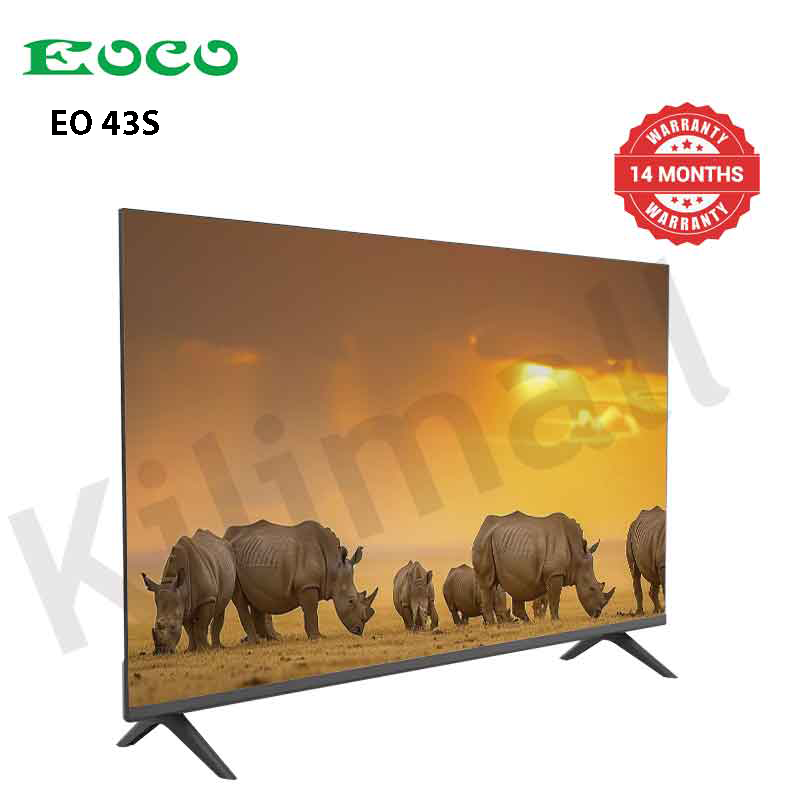 EOCO 43 inch Frameless Bluetooth Smart TV(43EO4202S)Netflix Youtube Android AC Energy Saving Televison 1G+8G