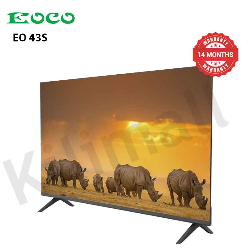 EOCO 43 inch Frameless Bluetooth Smart TV(43EO4202S)Netflix Youtube Android AC Energy Saving Televison 1G+8G