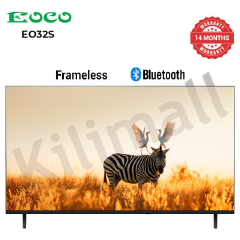 EOCO 32 inch Frameless Bluetooth Smart TV(EO32S) Netflix Youtube Android AC Energy Saving Televison 1G+8G