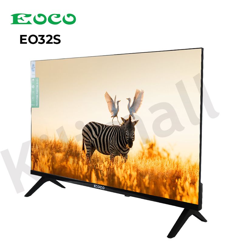 EOCO 32 inch Frameless Bluetooth Smart TV(EO32S) Netflix Youtube Android AC Energy Saving Televison 1G+8G