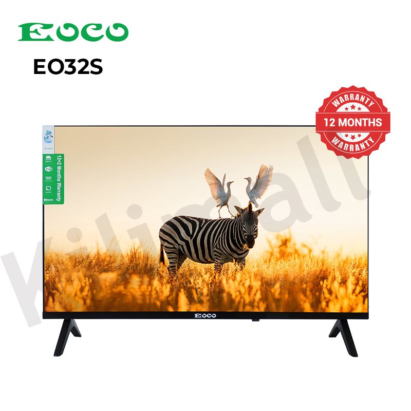 EOCO 32 inch Frameless Bluetooth Smart TV(EO32S) Netflix Youtube Android AC Energy Saving Televison 1G+8G