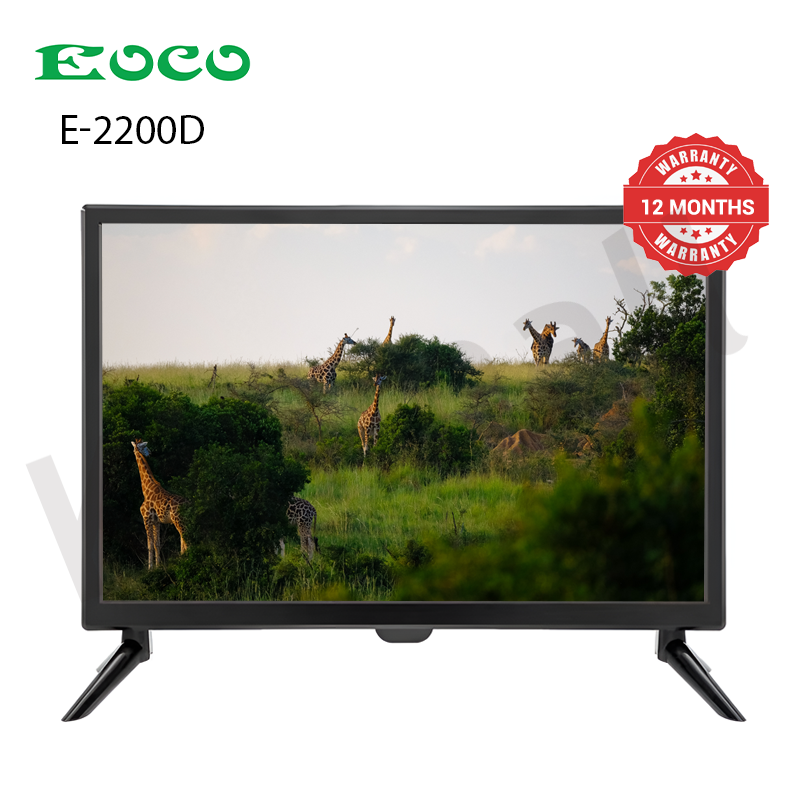 EOCO 22 inch Digital TV AC/DC(E-2200D)Original 1080P Energy Saving Televison with 12 Months Warranty