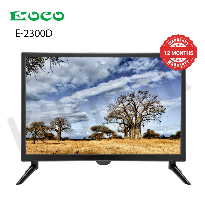 EOCO 23 inch Digital TV AC/DC(E-2300D)Original 1080P Energy Saving Televison with 12 Months Warranty
