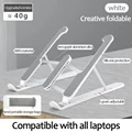 Laptop stand Hollow cooling bracket Desktop height iPad tablet base lift Folding portable shelf can be freely adjusted