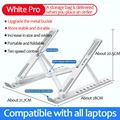 Laptop stand Hollow cooling bracket Desktop height iPad tablet base lift Folding portable shelf can be freely adjusted