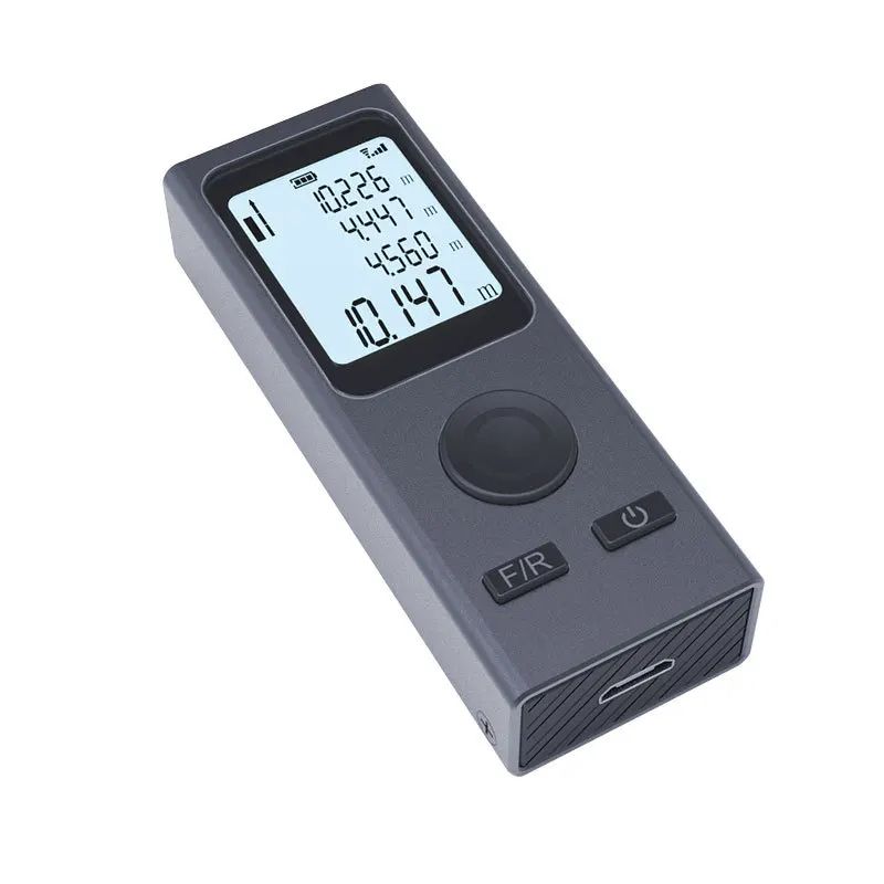 30M Mini Laser Rangefinder Digital Tape Measure Laser Ruler USB Charge Aluminum Alloy Fuselage Measuring ﻿ ﻿