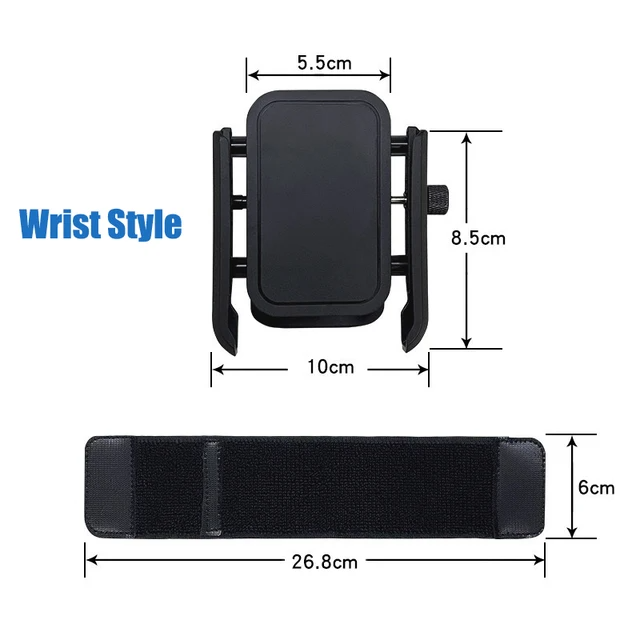 Wristband Phone Holder 360° Rotatable Sports ArmBand Phone Holder For Running Hiking Biking Walking Universal Smartphone