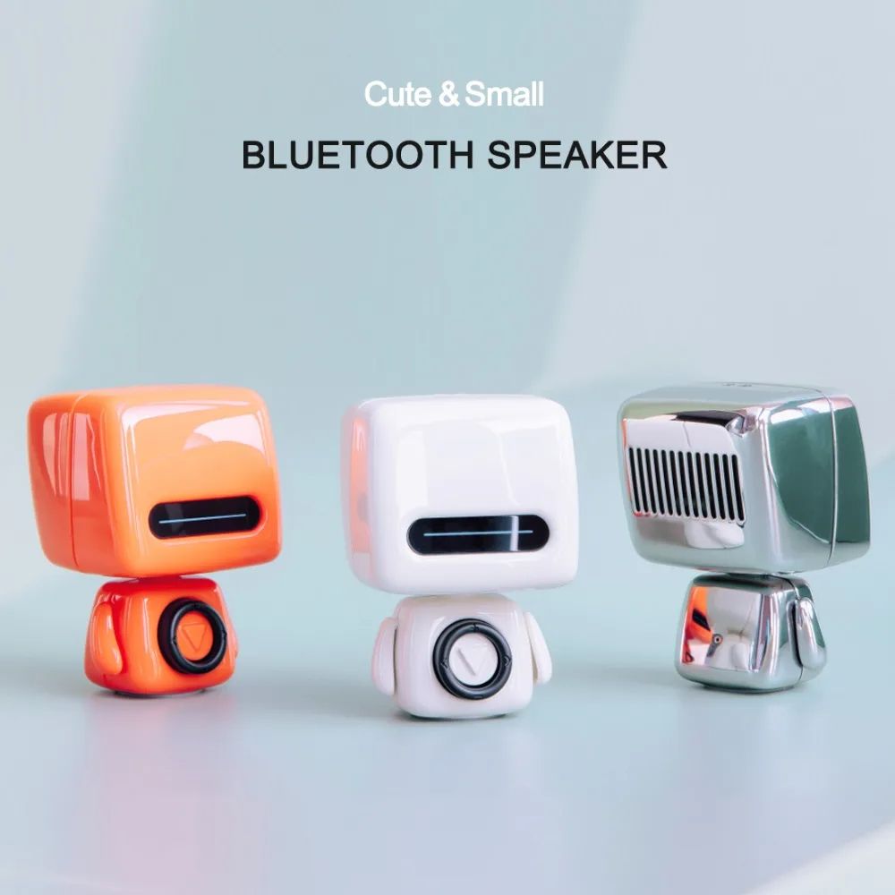 3Life Portable Robot BT-compatibility Speaker Audio Wireless Selfie Remote Control Hands-free Calling With MIC For Mobile Phone