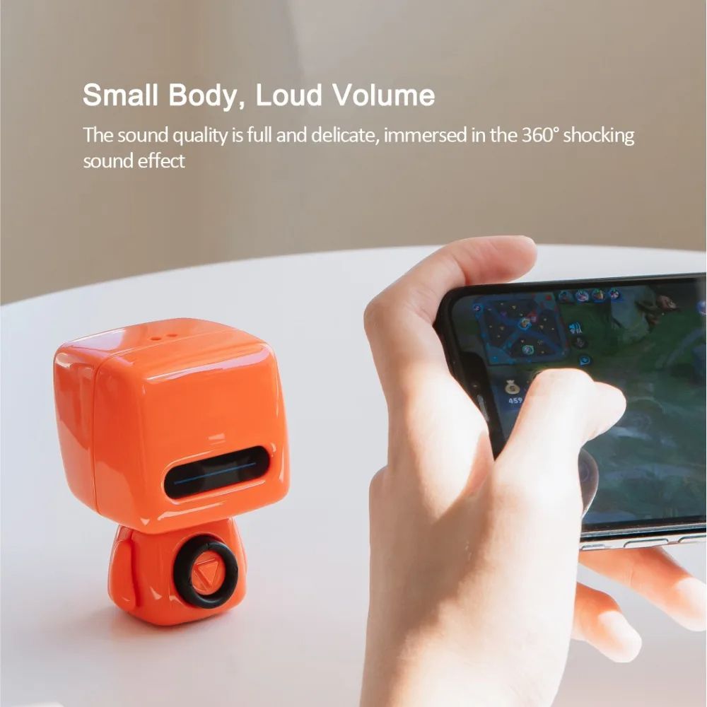 3Life Portable Robot BT-compatibility Speaker Audio Wireless Selfie Remote Control Hands-free Calling With MIC For Mobile Phone