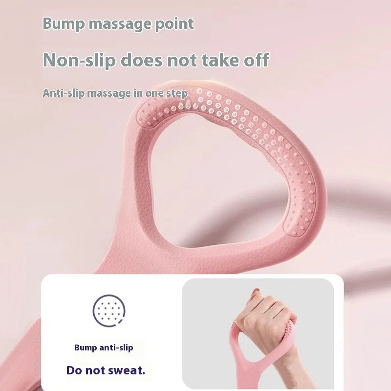 8-shaped pull-up device for shoulder slimming and back training, yoga fitness and stretching band with yoga elasticity