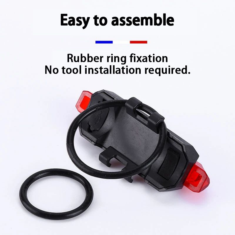 Bikes Bicycle light LED Taillight Rear Tail Safety Warning Cycling Portable Lights USB Rechargeable