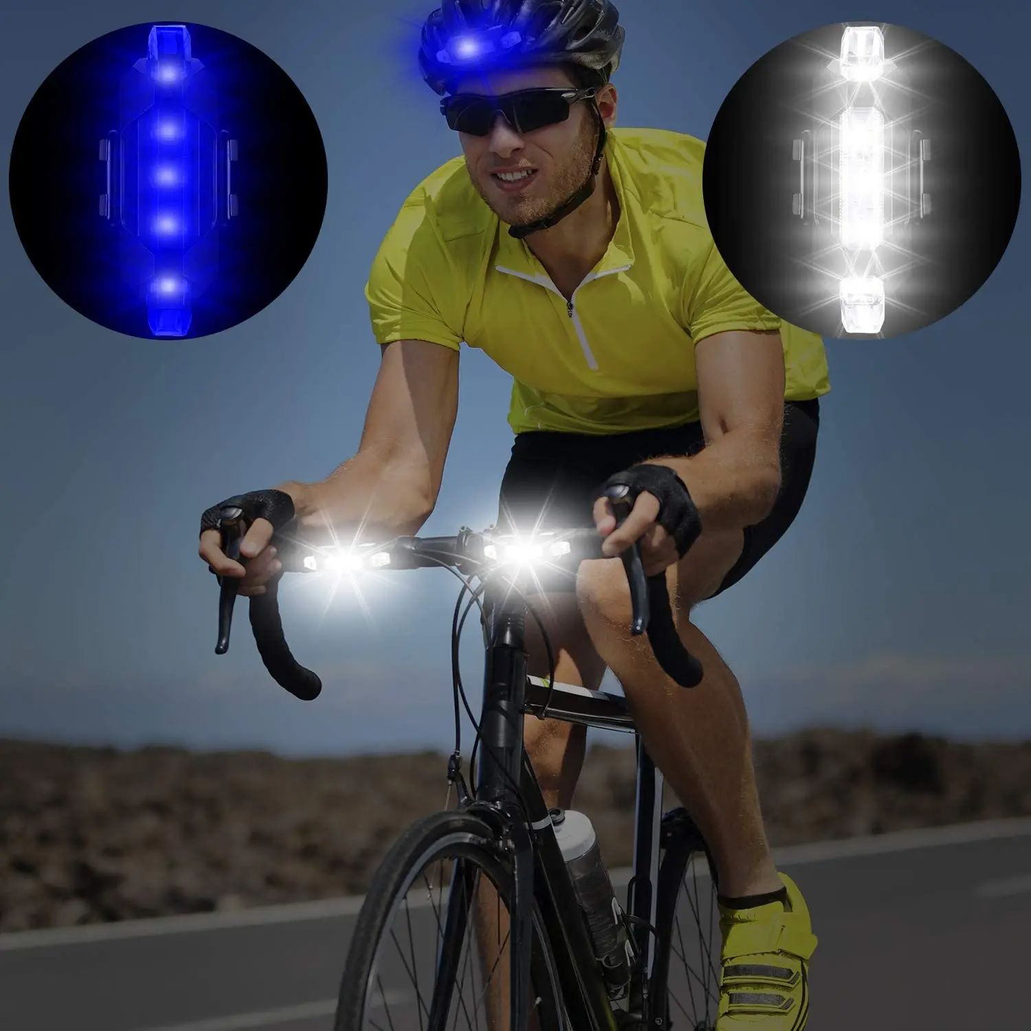 Bikes Bicycle light LED Taillight Rear Tail Safety Warning Cycling Portable Lights USB Rechargeable