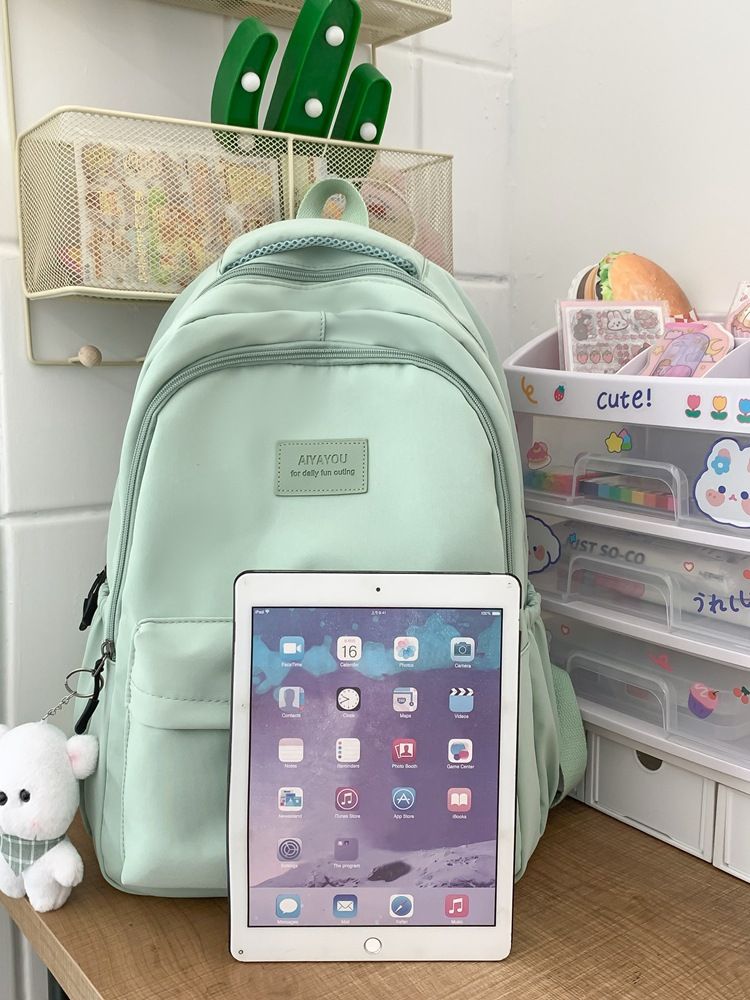 New Female Fashion Lady High Capacity Waterproof College Backpack Trendy Girls Laptop School Bags Cute Girl Travel Book Bag