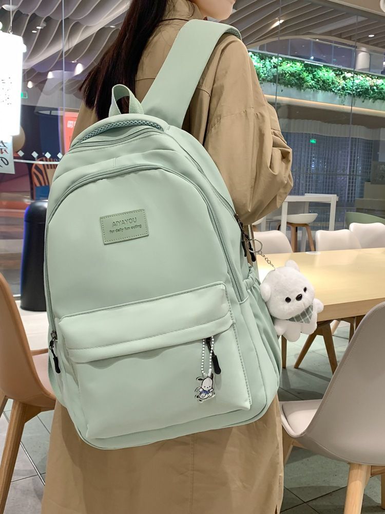 New Female Fashion Lady High Capacity Waterproof College Backpack Trendy Girls Laptop School Bags Cute Girl Travel Book Bag