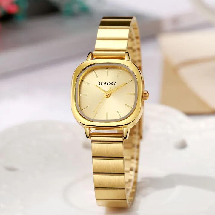Luxury New Ladies Quartz Watch Fashion Simple Gold Women's Stainless Steel Clock Commercial Wristwatches Gifts Montre Femme