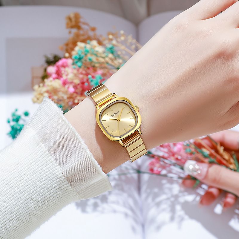 Luxury New Ladies Quartz Watch Fashion Simple Gold Women's Stainless Steel Clock Commercial Wristwatches Gifts Montre Femme
