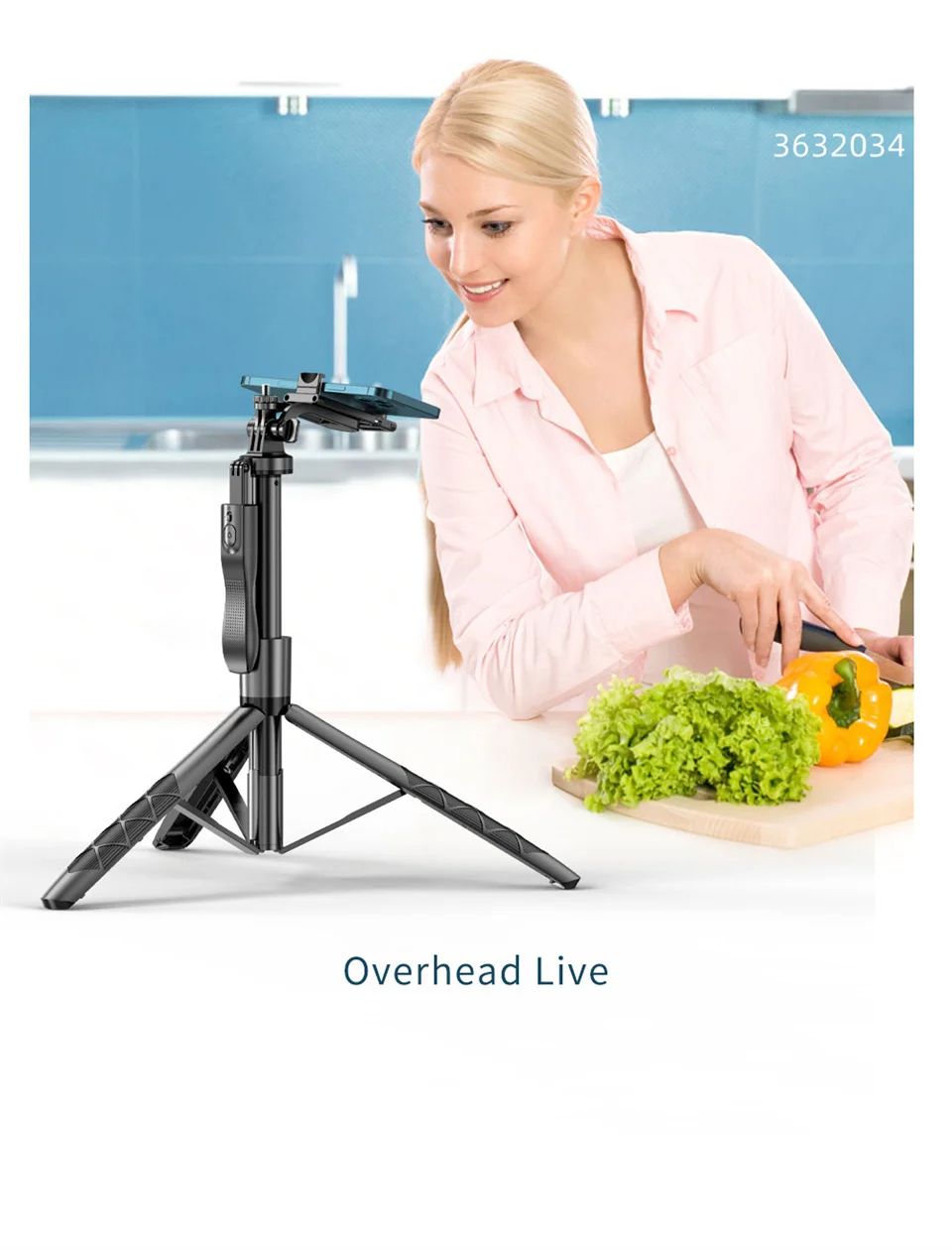 New Arrival 1.5M Wireless Selfie Stick Tripod Stand Foldable Monopod for Gopro Action Cameras Smartphones Balance Steady Shooting Live