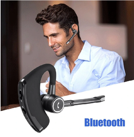 V8S Business Wireless Headset Bluetooth Headphones Handsfree With Microphone Stereo Music For Phones