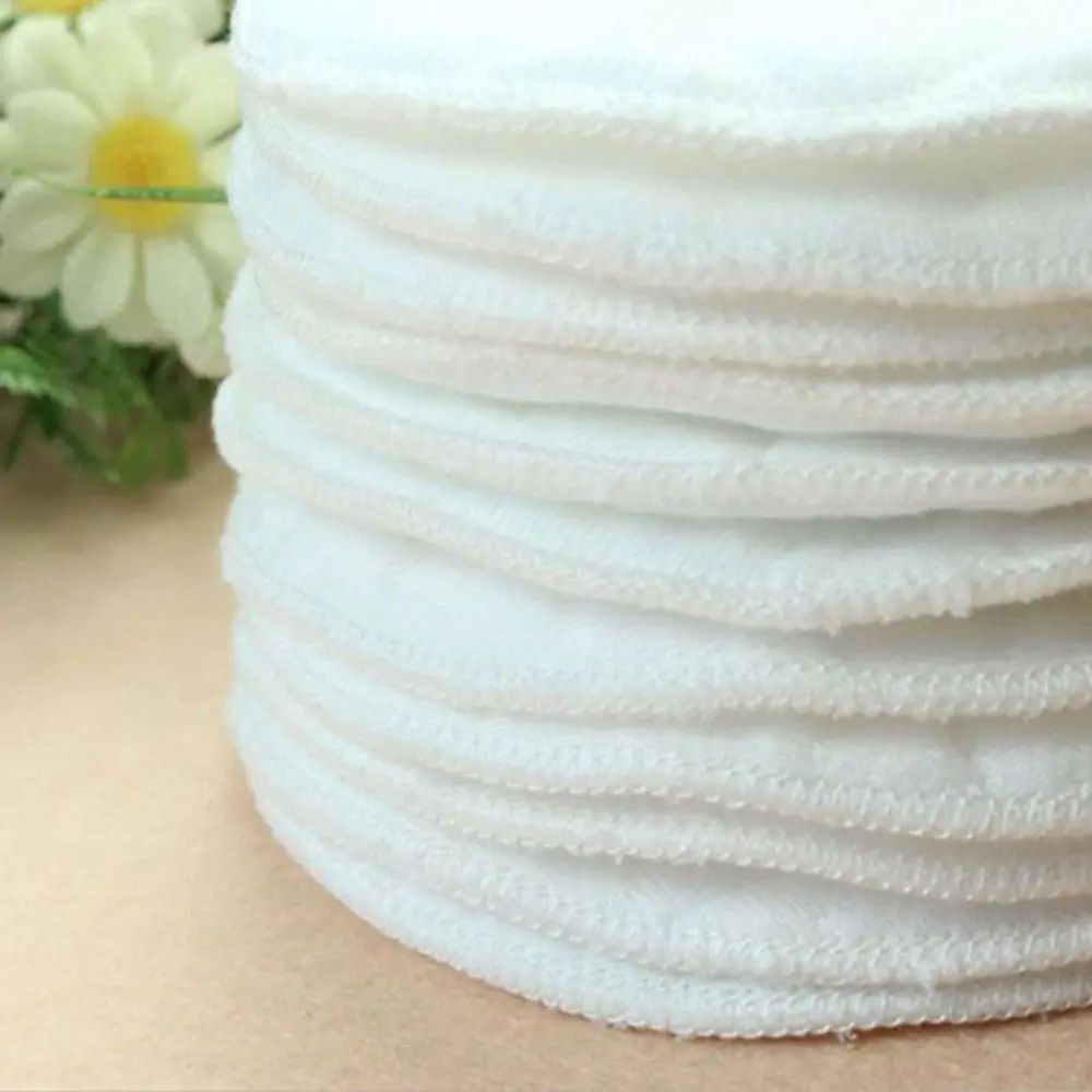 12Pcs Reusable Nursing Breast Pads Washable Soft Absorbent Baby Breastfeeding Breast Pads Cotton thickening