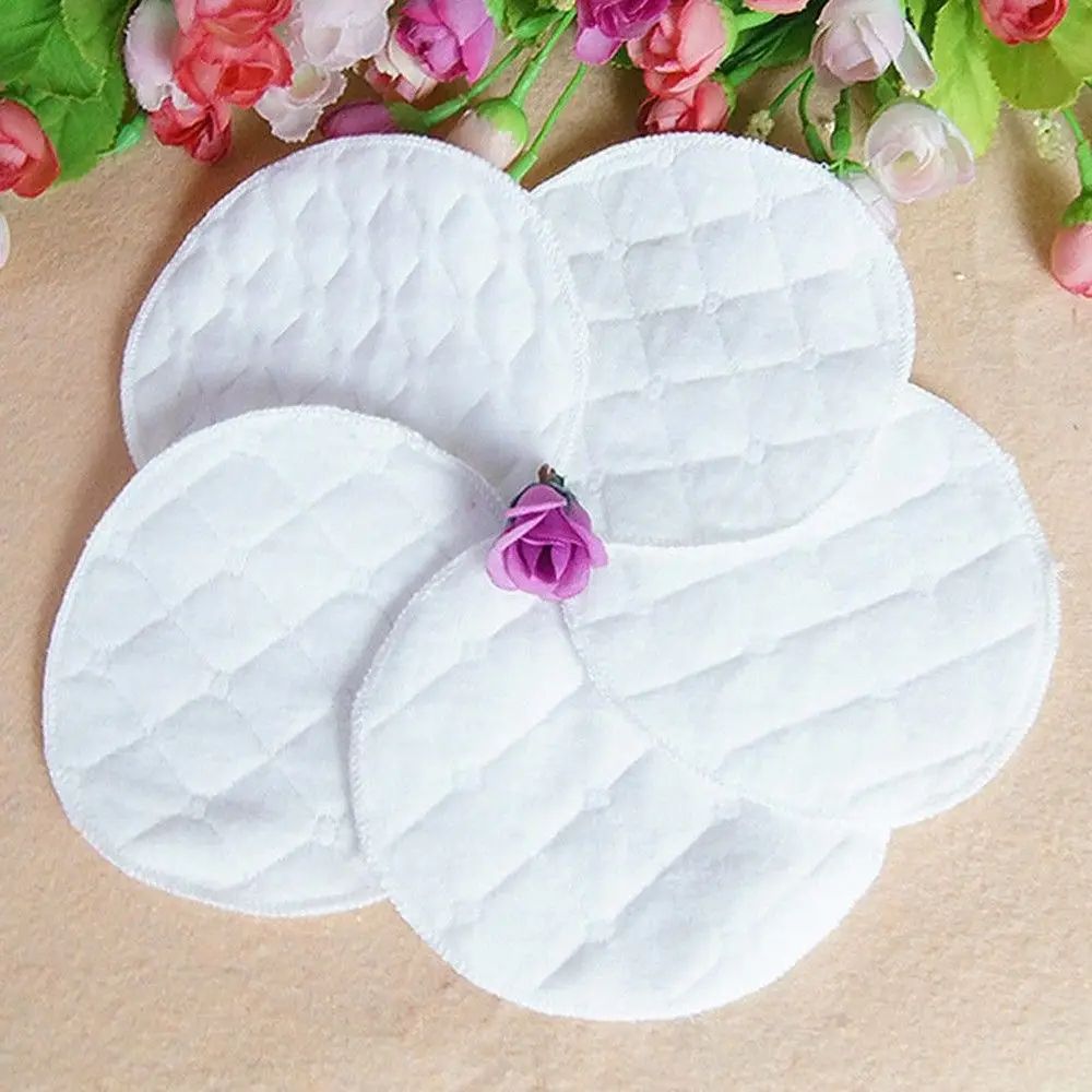 12Pcs Reusable Nursing Breast Pads Washable Soft Absorbent Baby Breastfeeding Breast Pads Cotton thickening