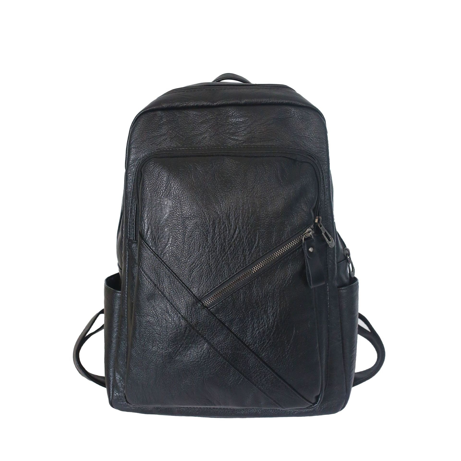 Men Backpack Leather Bagpack Large laptop Backpacks Male Mochilas Casual Schoolbag For Teenagers Boys High Quality Bagpack