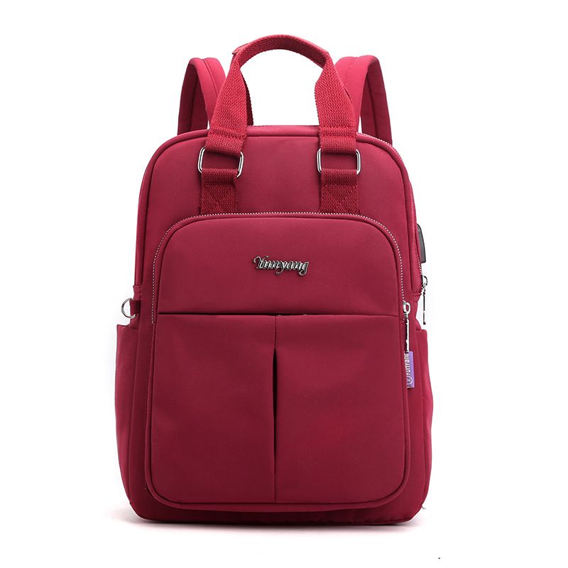 Fashion Women Backpack Waterproof Travel Computer Backpack Female School Bag For Teenagers Girl USB
