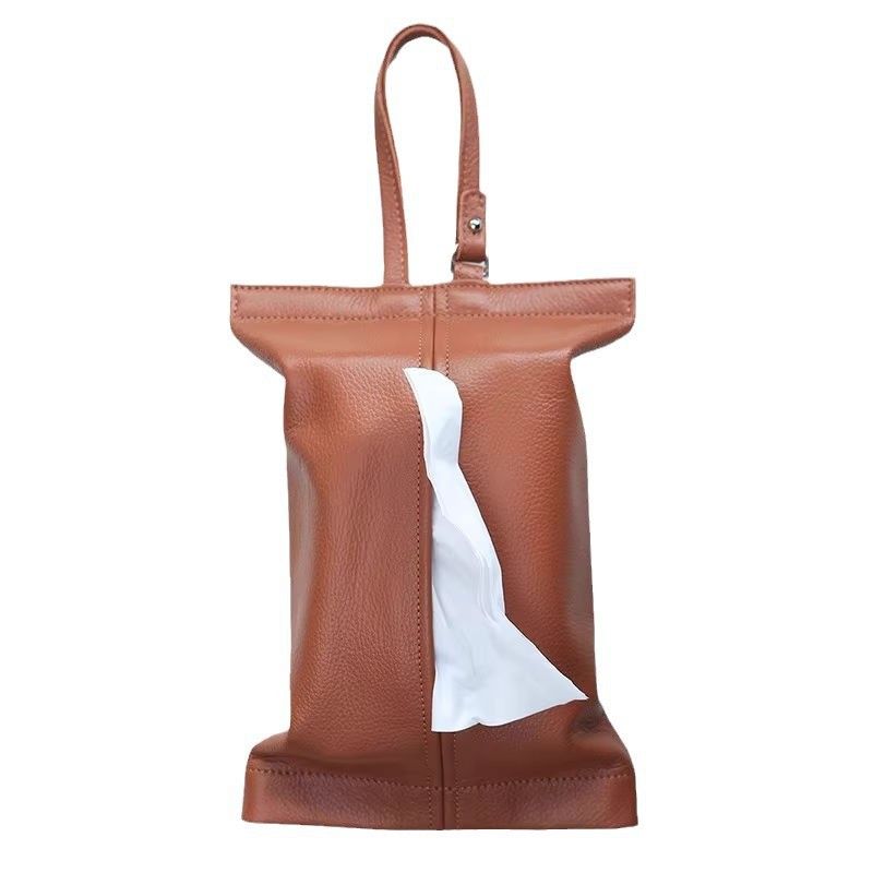 Car mounted tissue box, hanging bag, armrest box, paper pulling hanging car dining bag, storing interior decoration items