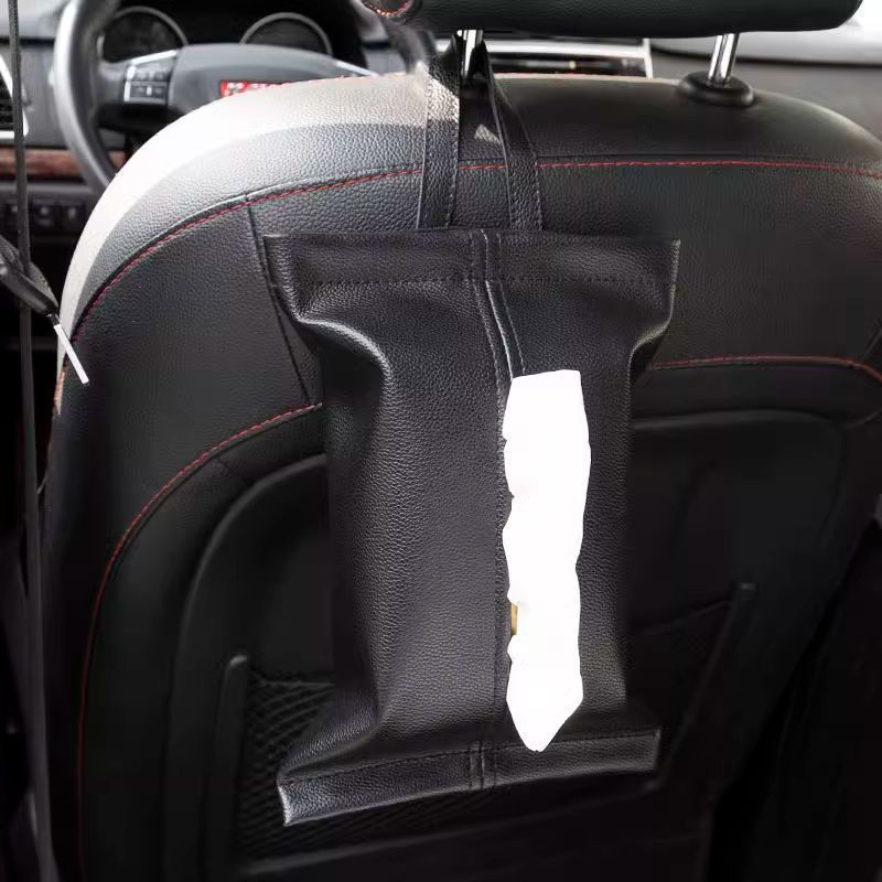 Car mounted tissue box, hanging bag, armrest box, paper pulling hanging car dining bag, storing interior decoration items