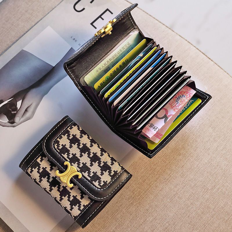 New Wallet Women's Flower Zero Wallet Multi Card Card Bag Money Clip Elaborated Vintage Wallet for Women