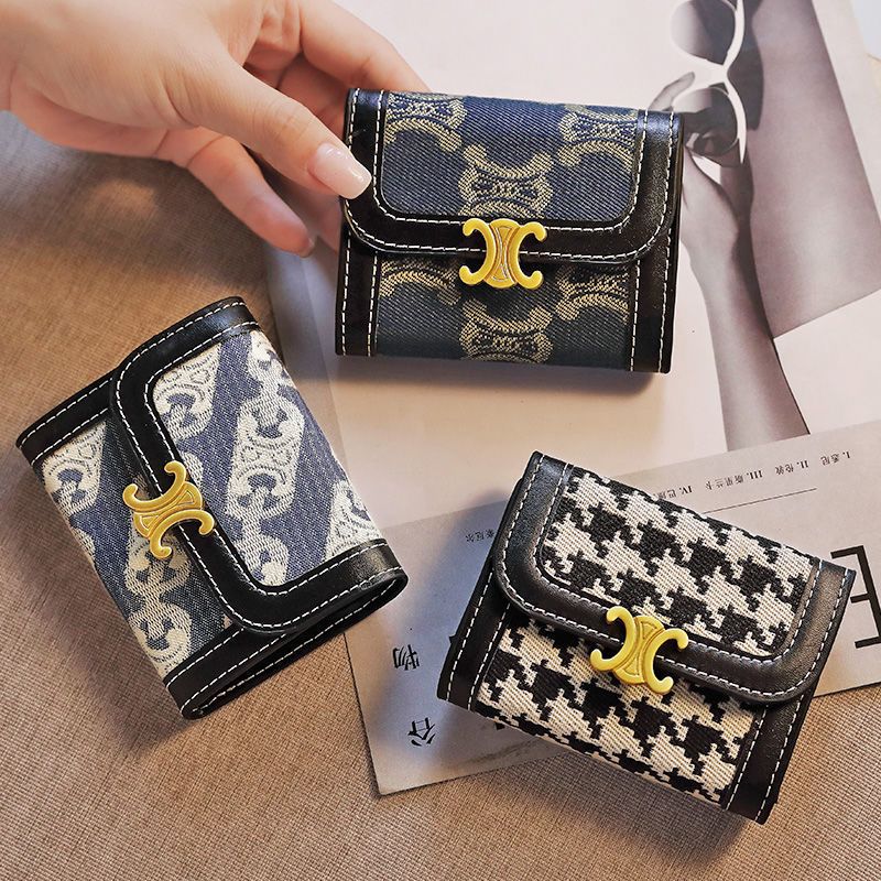 New Wallet Women's Flower Zero Wallet Multi Card Card Bag Money Clip Elaborated Vintage Wallet for Women