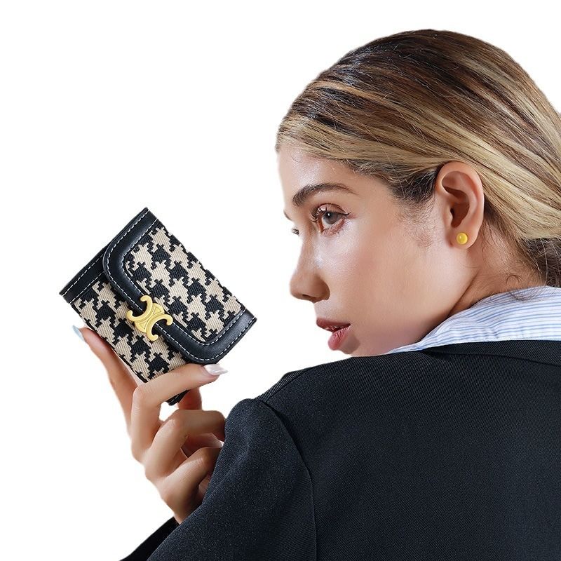 New Wallet Women's Flower Zero Wallet Multi Card Card Bag Money Clip Elaborated Vintage Wallet for Women