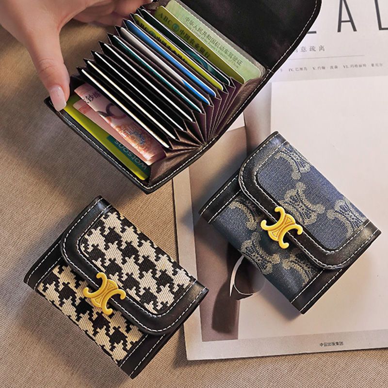 New Wallet Women's Flower Zero Wallet Multi Card Card Bag Money Clip Elaborated Vintage Wallet for Women