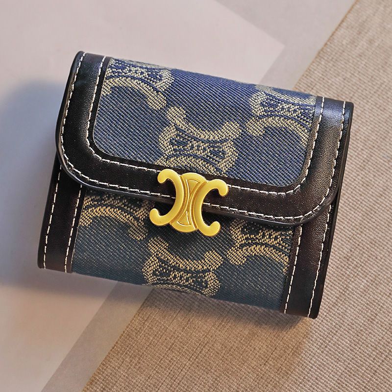 New Wallet Women's Flower Zero Wallet Multi Card Card Bag Money Clip Elaborated Vintage Wallet for Women